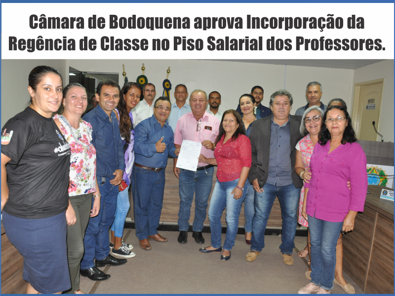 Leia mais sobre o artigo Câmara de Bodoquena aprova Incorporação da Regência de Classe no Piso Salarial dos Professores.