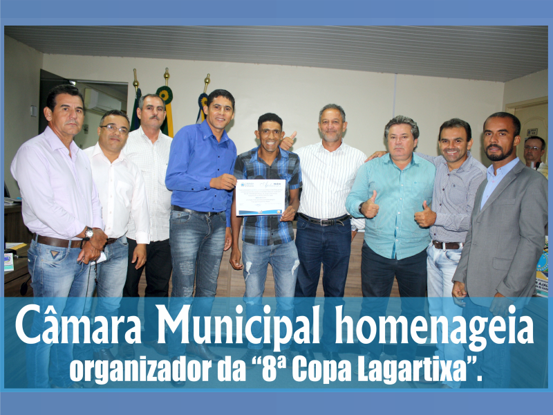 Leia mais sobre o artigo Câmara Municipal homenageia organizador da “8ª Copa Lagartixa”.