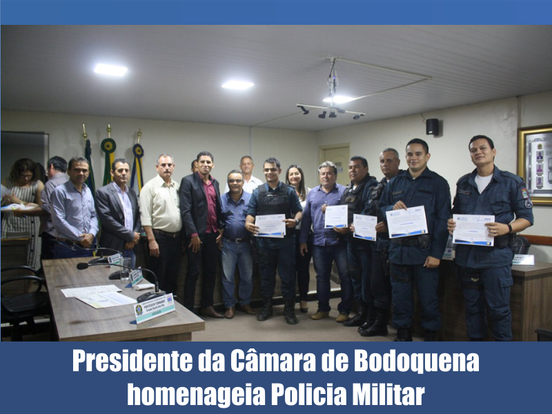 Leia mais sobre o artigo Presidente da Câmara de Bodoquena homenageia Polícia Militar da cidade.